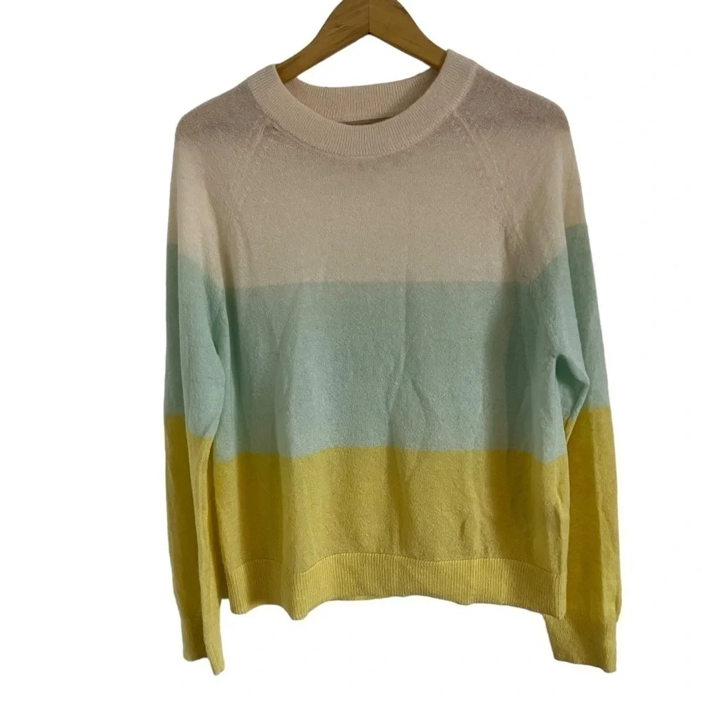 SAMSOE SAMSOE Morgana Alpaca‎ Wool Blend Sweater in Soothing Sea
